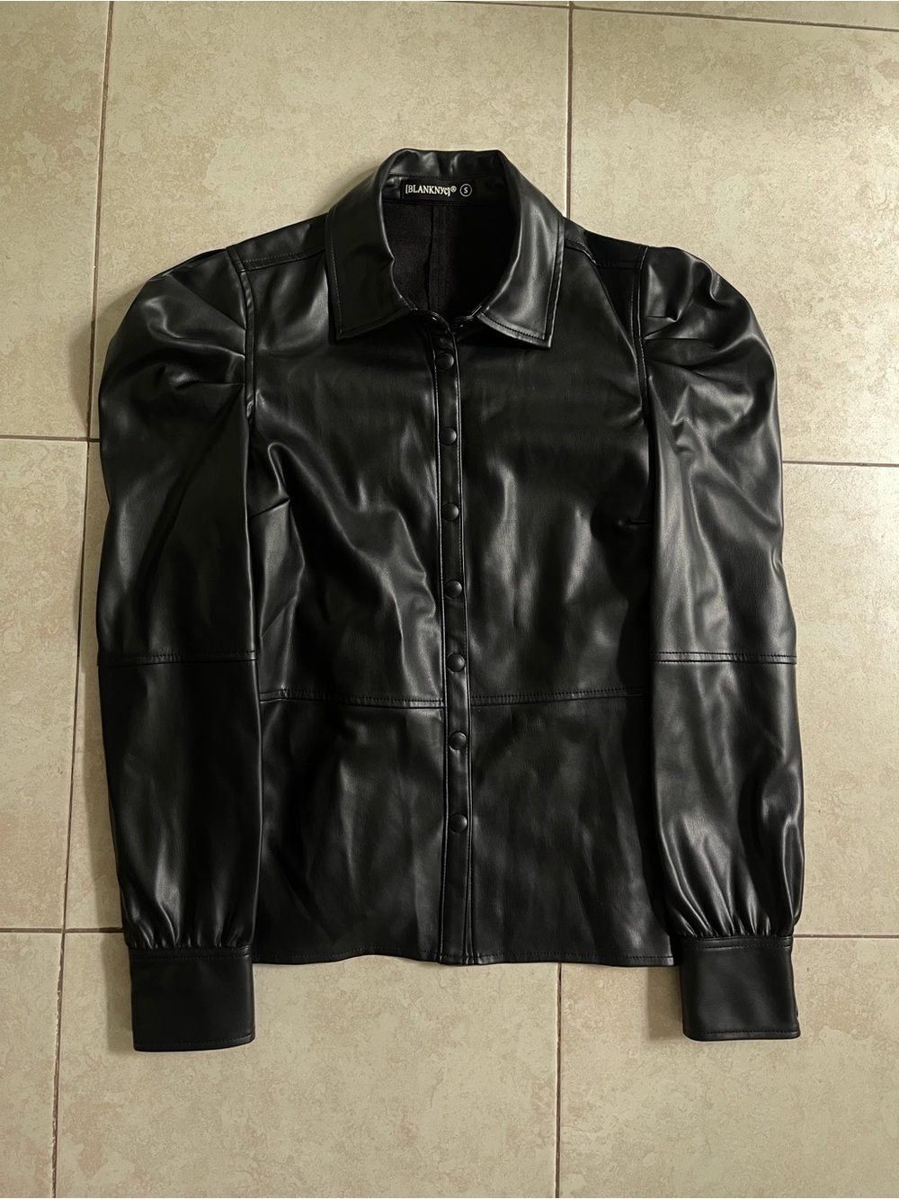 Blank NYC Black Leather Jacket